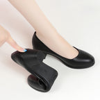 Zapatos de suela blanda y tacón grueso