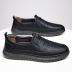 Zapatos casuales de piel suave para hombre
