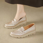 Mocasines de plataforma con suela blanda