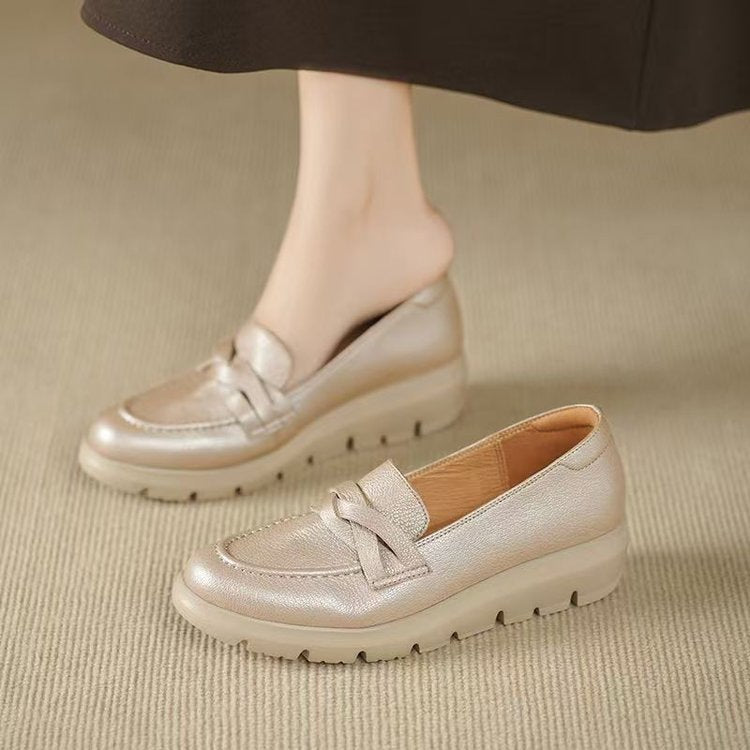 Mocasines de plataforma con suela blanda