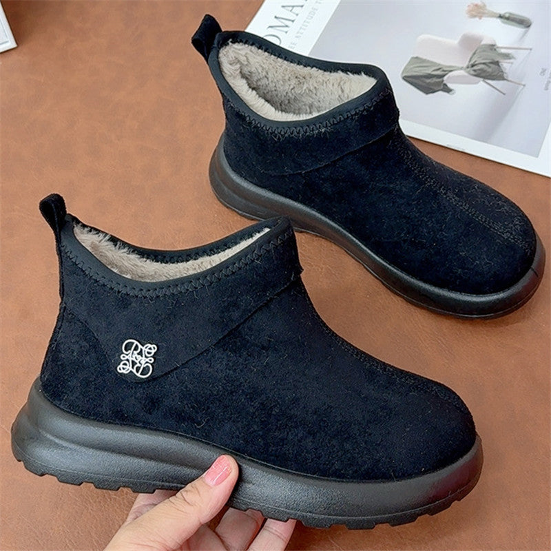 Botines de Dama Afelpados y Cómodos para Invierno