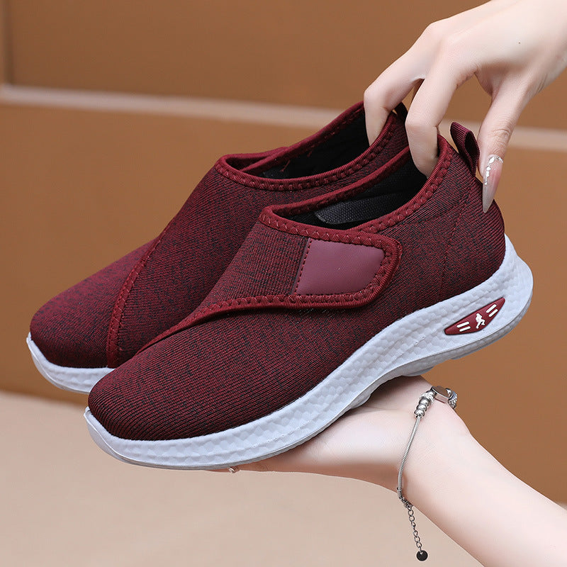 Zapatillas de tenis con plataforma y velcro