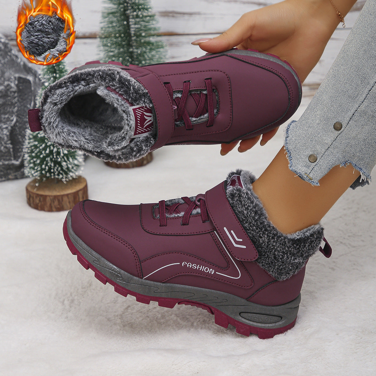 Tenis Deportivos de Invierno para Mujer