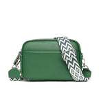 Bolso caído minimalista en cuero de primera capa
