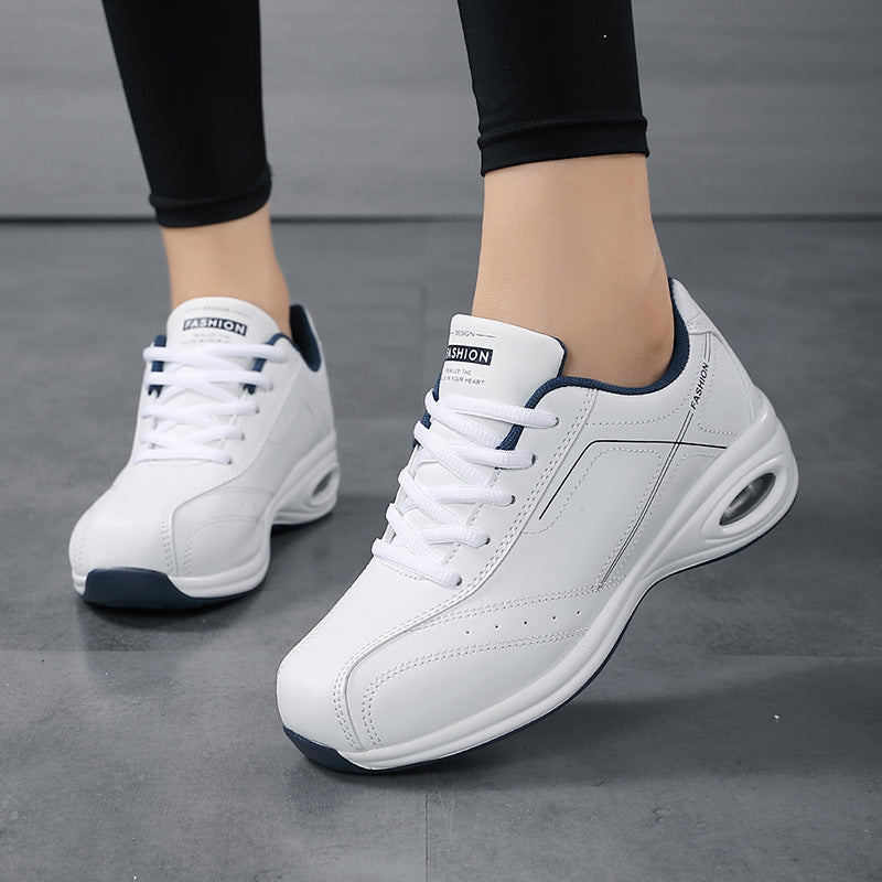 Tenis ortopédicos casuales con plataforma y cordones