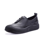 Zapatos de cuero vacuno estilo vintage para mujer