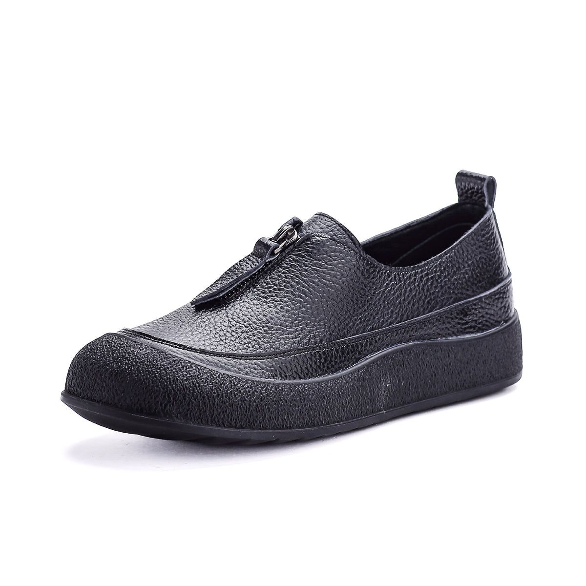 Zapatos de cuero vacuno estilo vintage para mujer