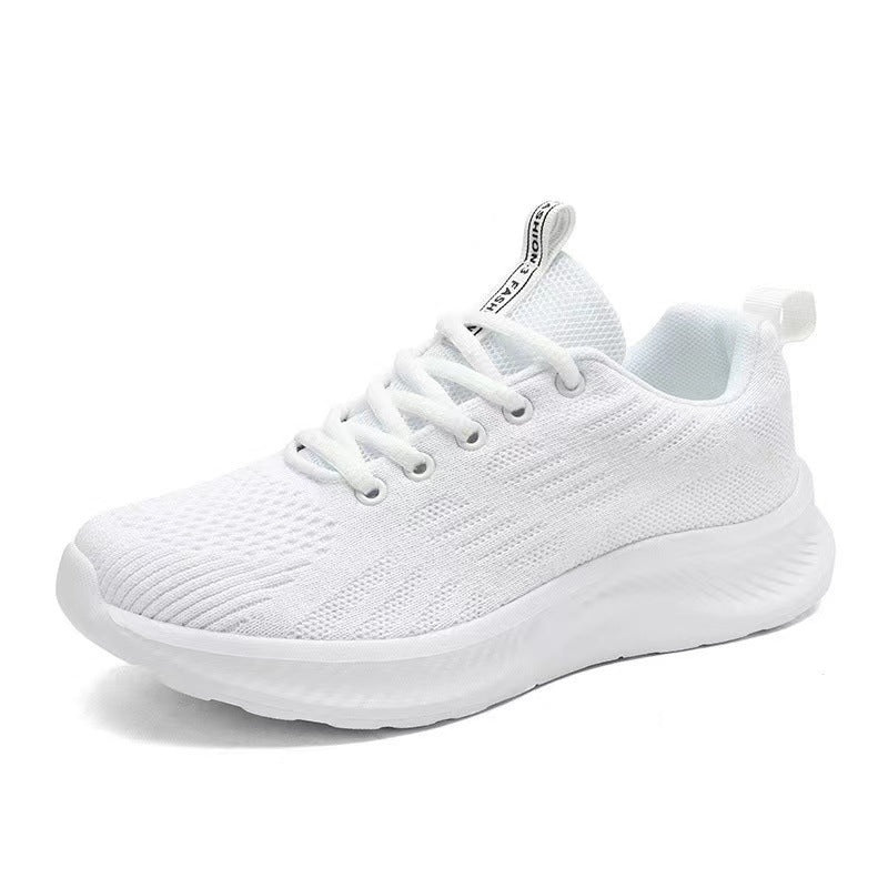 Zapatillas deportivas casuales Flyknit de suela blanda