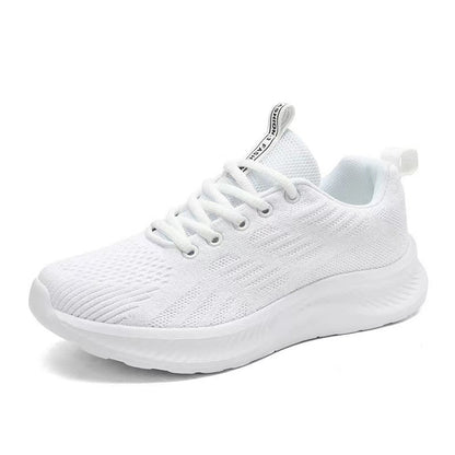 Zapatillas deportivas casuales Flyknit de suela blanda