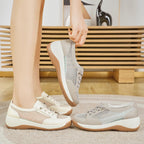 Tenis casuales de malla con suela de goma flexible