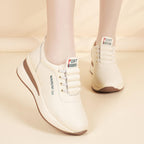 Zapatos de piel – plataforma antideslizante, para caminar