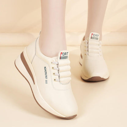 Zapatos de piel – plataforma antideslizante, para caminar