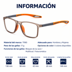 Gafas de lectura TR ultraligeras con filtro azul