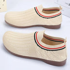 2025 nuevos zapatos casuales de punta redonda