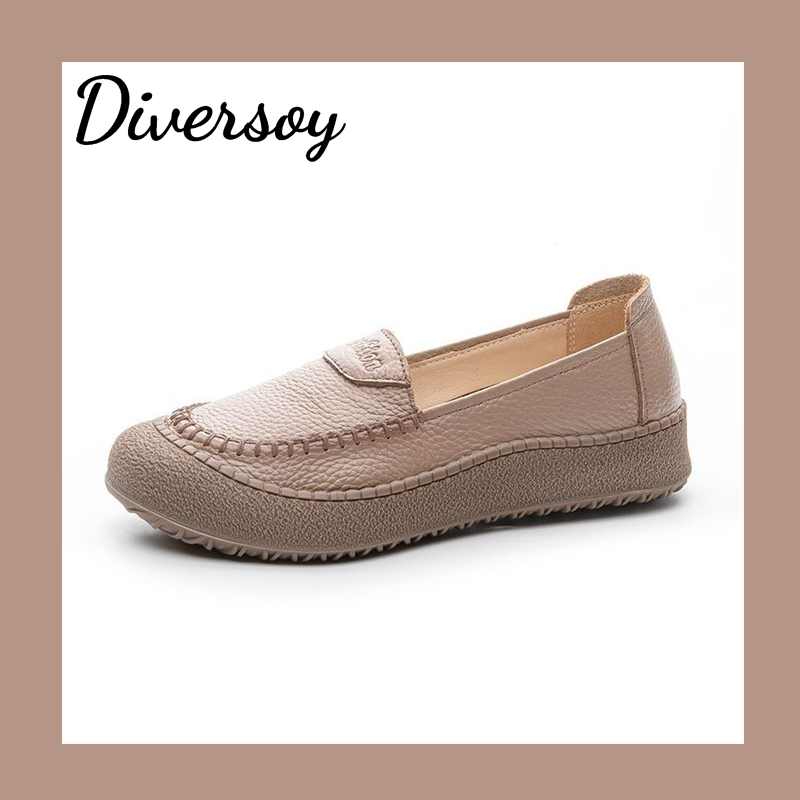 Zapatos de suela blanda 100% de piel de vaca auténtica.
