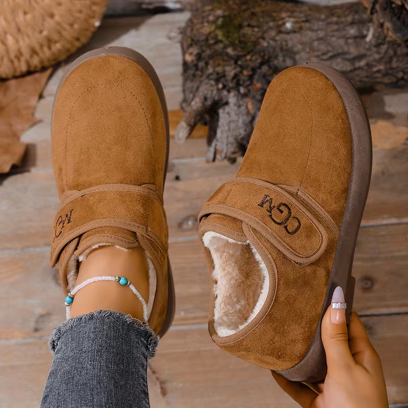 Pantuflas de Invierno Cómodas con Velcro