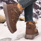 Botas Casuales para Mujer con Forro Cálido y Cordones