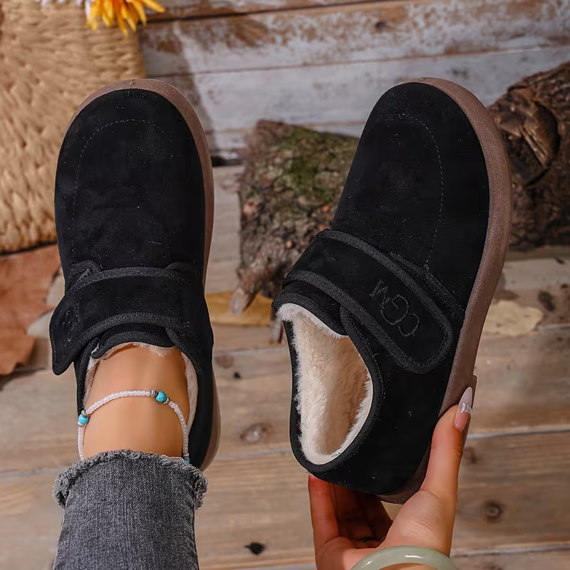 Pantuflas de Invierno Cómodas con Velcro