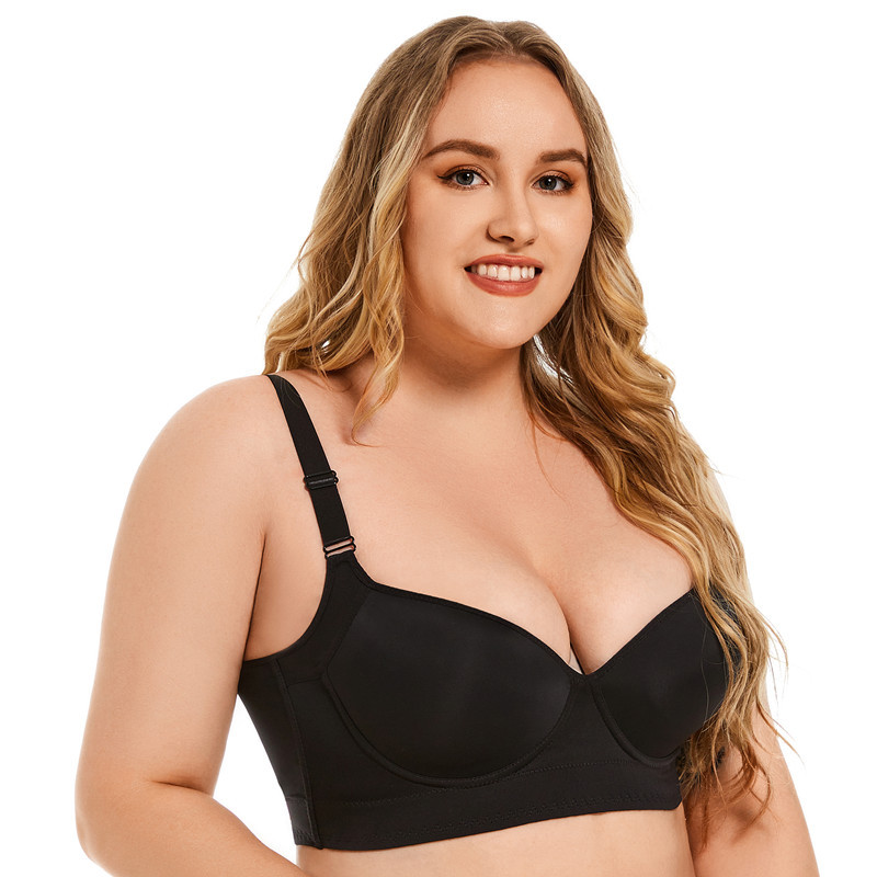 Gran oferta - 49 % de descuentoSujetador de copa profunda con espalda oculta para mujer