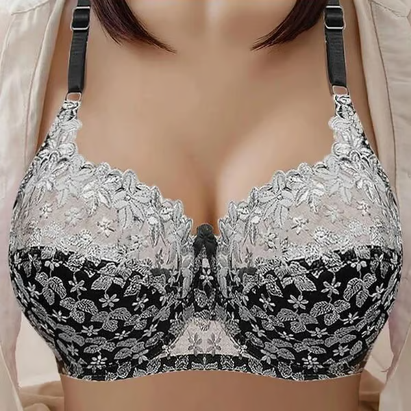 🔥Compre 1 y llévese 3 paquetes: 💖Sujetador de talla grande para mujer, ropa interior sin aros, cómodo, suave, fino y transpirable.