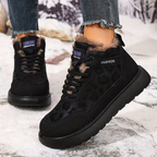 Botas Casuales para Mujer con Forro Cálido y Cordones