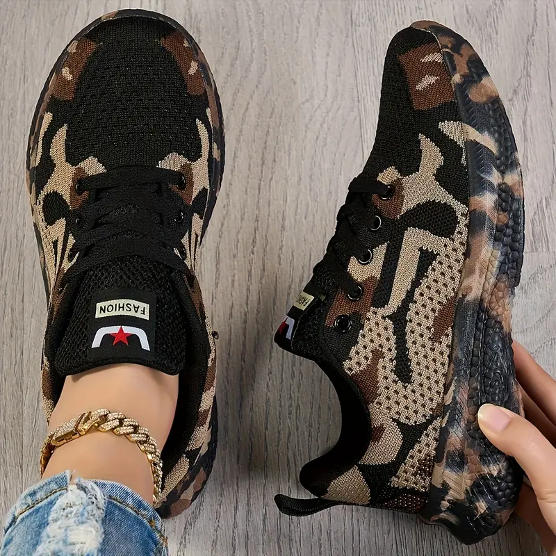 Zapatillas de tenis de camuflaje para hombre