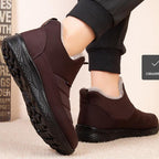 Botines casuales forrados con vellón y engrosados