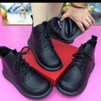 Damas botas de cuero casual