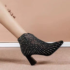 Botas cortas Gypsophila con strass