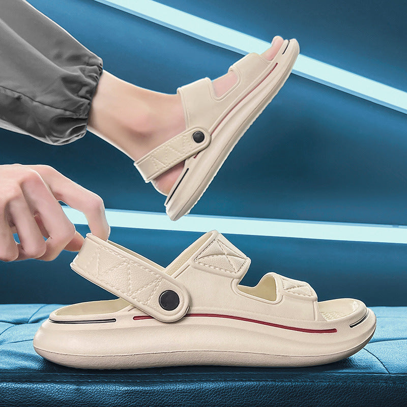 Sandalias doble uso hombre suela gruesa