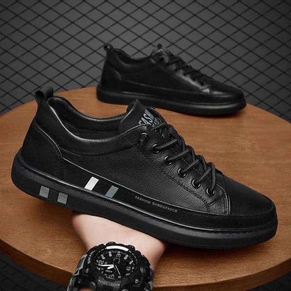 [100% cuero auténtico]Zapatos casuales de hombre